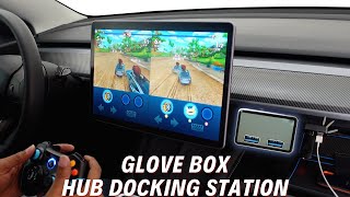 Glove Box Hub Docking Station for Tesla Model 3/Y