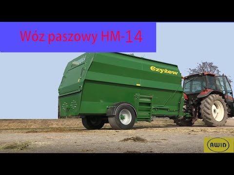 Paszowóz poziomy 14 m3 karmi 90 krów dojnych