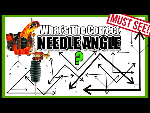 Correct Tattoo Needle Angle Explained! Know How To Tattoo At The Right Angle!