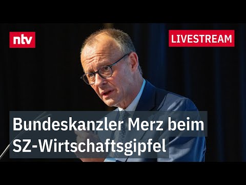 LIVE: Rede von Bundeskanzler Merz beim SZ-Wirtschaftsgipfel