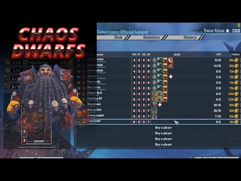 Blood Bowl 2 Legendary Edition Chaos Dwarfs vs Kislev