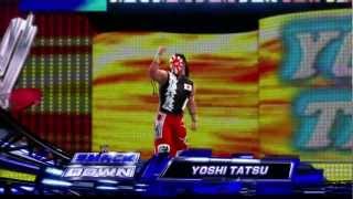 Yoshi Tatsu makes his entrance in WWE 13 (Official