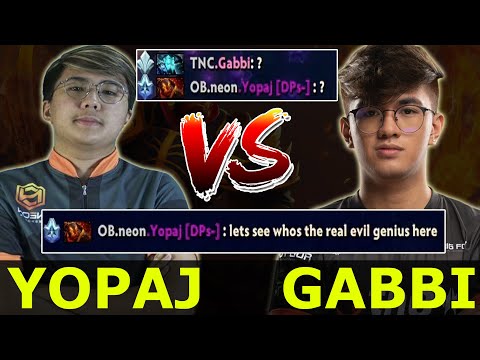 YOPAJ vs GABBI - BATTLE IN MIDLANE | DOTA 2 Gameplay