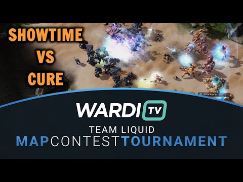 ShoWTimE vs Cure - EPIC GRAND FINALS IN MAP CONTEST! Part 1 (PvT)