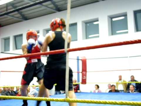 Boxen Saarlandmeisterschaft 2007 Monika Sorce Vs Marina Sakharov 2/3