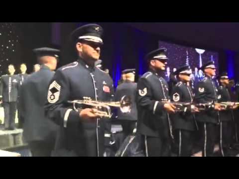 U.S. Air Force Band surprise rendition of Air Force song