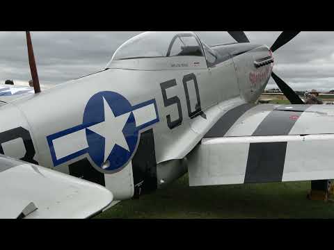 P-51D Mustang 'Marinell' walk around - Duxford 'The Americans' Flying Day