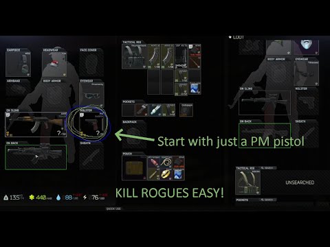 Escape from Tarkov - Lighthouse Easy Loot from Rogues Guide PM Pistol Check description!
