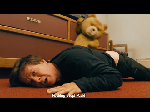 TED: Fight with the teddy bear 🧸 scene | funny fight scene | angry Ted fight scene