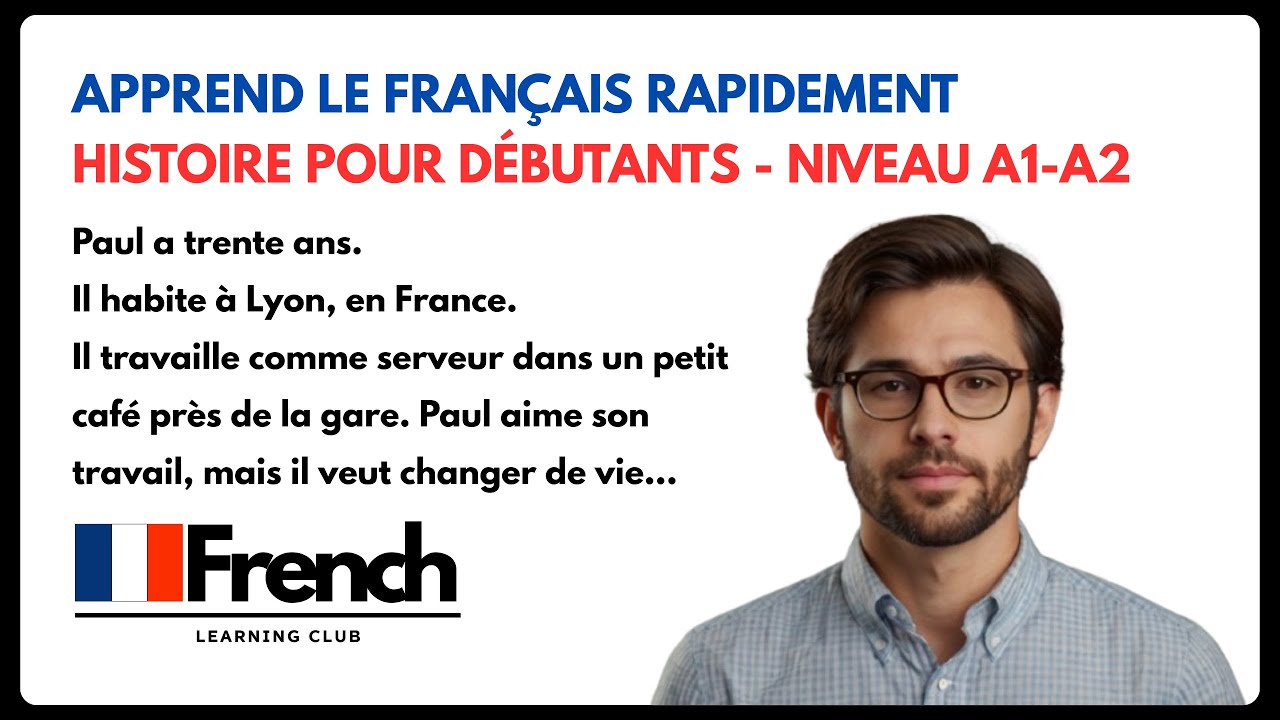 Learn French Pronunciation through a Simple Story (A1-A2) | Improve Listening & Vocabulary 🎧🇫🇷