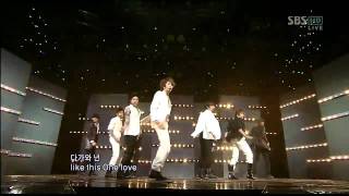[LIVE HD] SS501 - Only One Day + Love Like This @ SBS Inkigayo [2009.10.25]