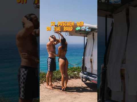 Do I need a shower in my van? 🧼🚐🌍🌊 #vanlife #travel #couple #vanbuild #shorts #diy