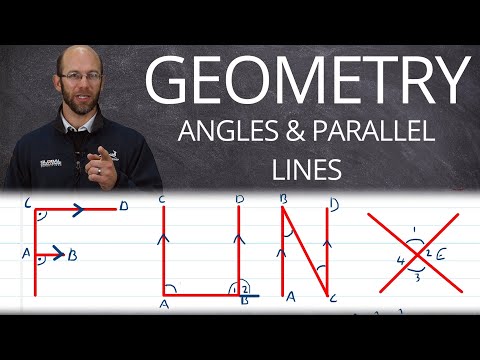 How to Calculate ANGLES on Parallel Lines - GEOMETRY 101 - Grade 8