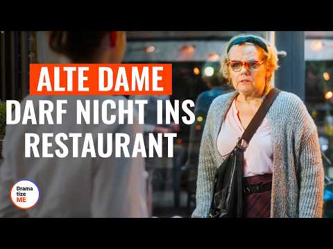 OLD LADY NOT ALLOWED INTO THE RESTAURANT