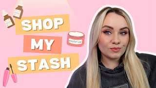 🛍️ SHOP MY STASH WITH ME! PICK OUT THE PRODUCTS I'M USING THIS MONTH 🛍️ | MISS BOUX