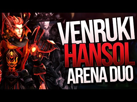 Venruki x Hansol - WW Monk / Fire Mage 2v2 Games - THE PRIEST DIDN'T WANT TO DIE!