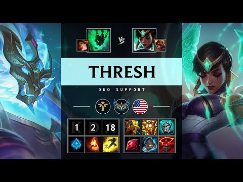 Thresh Support vs Karma - NA Challenger Patch 14.24