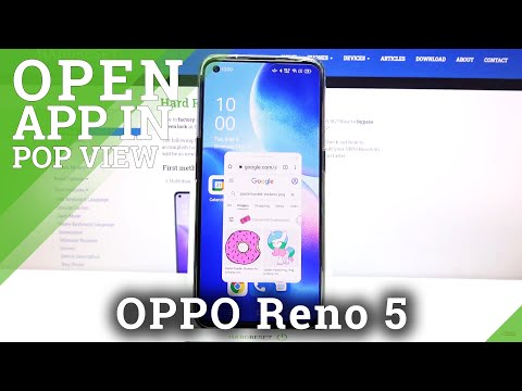 How to Open an App in Floating Window on Size on OPPO Reno5 – Floating Window View