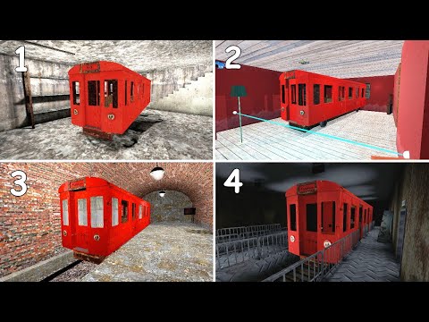 Granny 1, 2, 3, 4 Train Escape Full Gameplay || Granny 2 Train Escape | Granny New Mod Update | Mod