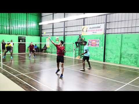 Mangalam C level Badminton Tournament (Quarter) Jacob & Sathyajith (NCRC) Vs Anandu & Suhail (S&S)🔥