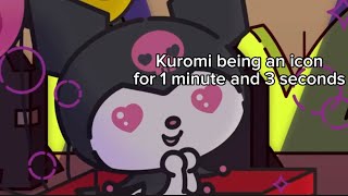 kuromi being an icon for 1 minute and 3 seconds