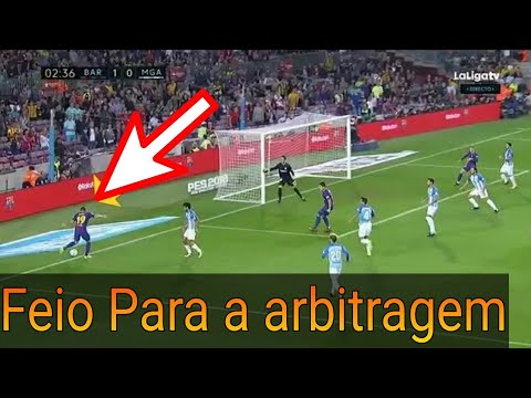 Barcelona aproveita Erro da arbitragem e faz gol Roubado