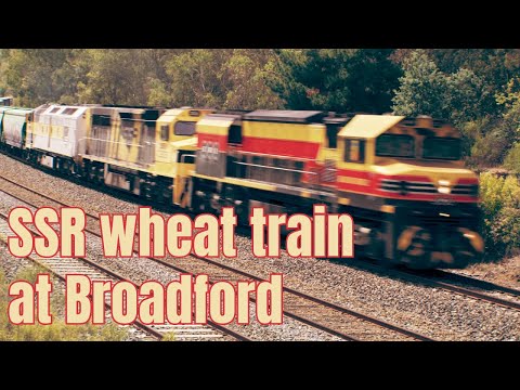 SSR Wheat Train at Broadford (filmed in Cinemascope)