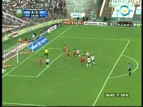 Huracán 1 River 1, gol de Aguirre