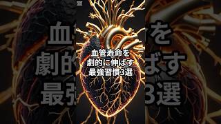 血管寿命を劇的に伸ばす最強習慣3選/#1分健康ごはん #雑学 #ゆっくり解説