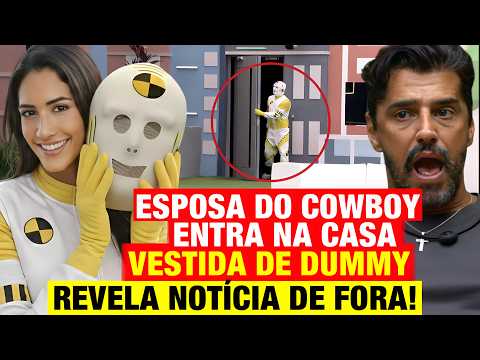 BBB 26 - Cowboy's wife enters the house dressed as a dummy! Reveals news from outside!