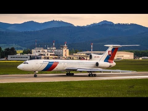 Last flight of TU-154M reg.OM-BYO