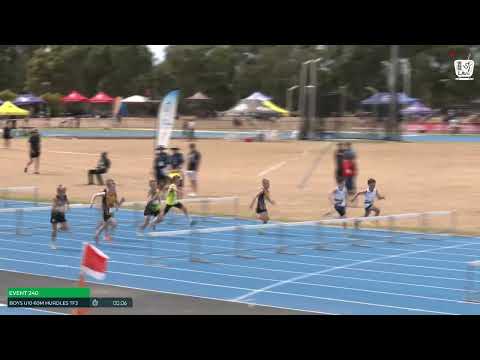 Boys U10 60m Hurdles Timed Final 3 : 2024-25 State Track and Field Championships