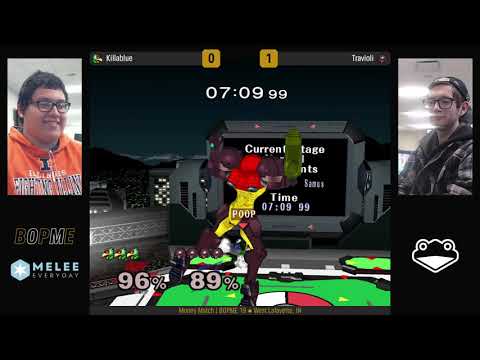 BOPME 19 - Killablue (Fox/Falco) vs Travioli (Fox/Samus) - Money Match