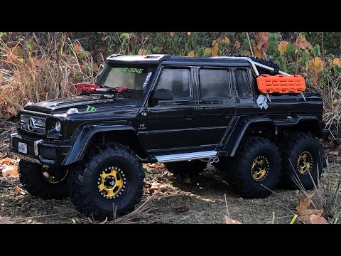 TRAXXAS TRX6 MERC G63 AMG 6x6 installing BOOM RACING WHEELS AND PITBULL XOR 1 9 Scale