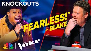 NOIVAS Crushes &quot;I Put a Spell On You&quot; by Screamin&#39; Jay Hawkins | The Voice Knockouts | NBC