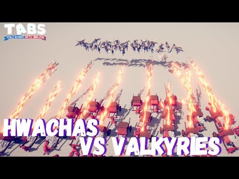 13 HWACHAS WITH CHEERLEADERS VS 43 VALKYRIES