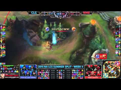 CLG  VS NME  Highlights    2015 NA LCS Summer W3D2