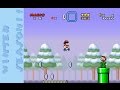 Winter Season Fire Traps SMW Custom Level