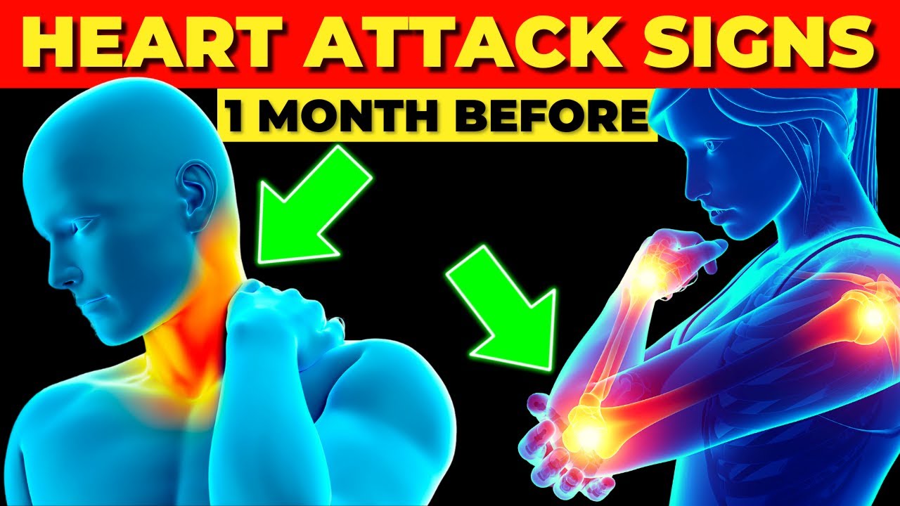 7 Symptoms of Heart Attack 1 MONTH BEFORE (Detect it quickly)