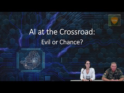 Webinar - AI at the Crossroad: Evil or Chance?