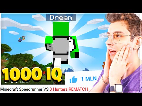 REACTION a DREAM! BEST MINECRAFT PLAYER!