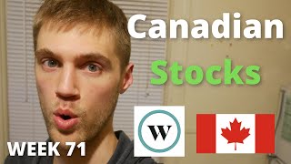 Wealthsimple Trade : $0 - $100k - Canadian Stocks (WEEK 71)