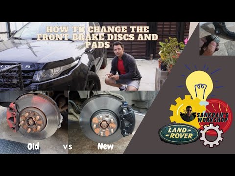 Range Rover Evoque Front Brake Pad and Rotors / Disc Replacement / Installation [How To] DIY