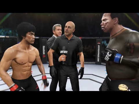 Bruce Lee vs. Natural Zombie - EA Sports UFC 2 - Crazy UFC 👊🤪