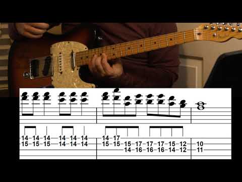 How to Play the Jingle Bell Rock Intro by Bobby Helms on Guitar with TAB
