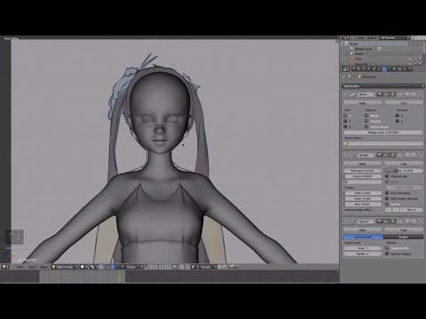 Blender anime character modeling tutorial Introduction Part 0 24