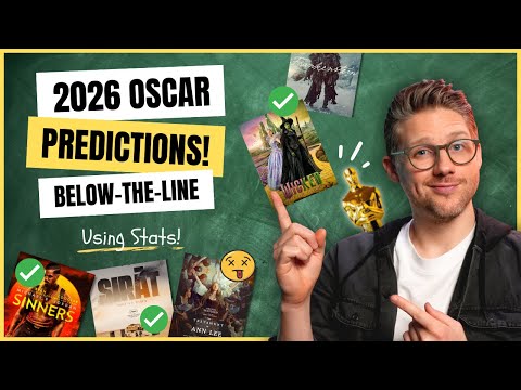 2026 Oscar Predictions Using STATS - Craft Categories  |  SHORTLIST Breakdown