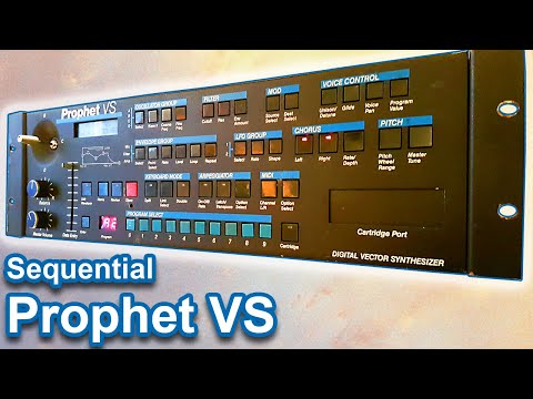 SEQUENTIAL CIRCUITS PROPHET VS - Sounds, Patches & Ambient Soundscapes | Vector Synthesizer Demo