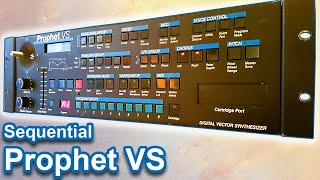 Video thumbnail for SEQUENTIAL CIRCUITS PROPHET VS - Sounds, Patches & Ambient Soundscapes | Vector Synthesizer Demo by synth4ever
