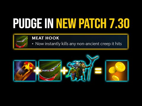 Pudge in NEW PATCH 7.30 | Dota 2 New Update | Pudge Official